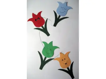 Blumenkette Gesichter